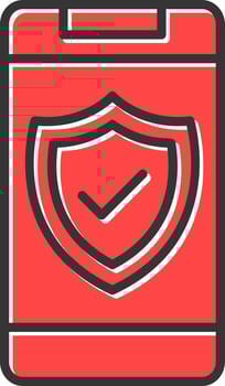 Phone Insurance Creative Icon Design vector