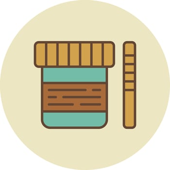 Urine Test Creative Icon Design vector