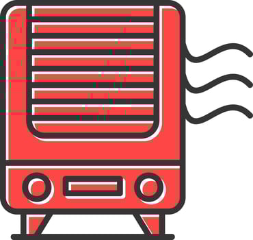 Air Purifier Creative Icon Design vector