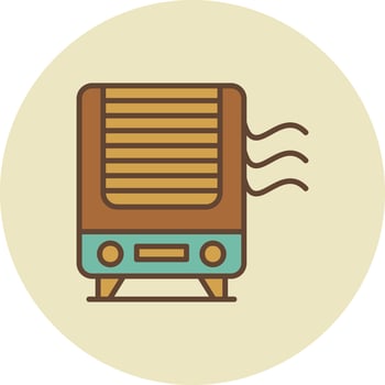 Air Purifier Creative Icon Design vector