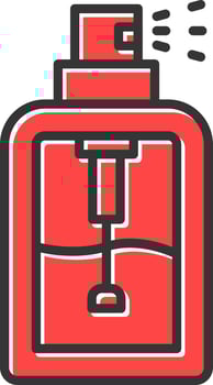 Perfume Creative Icon Design vector