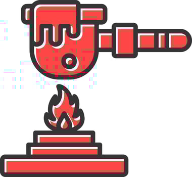 Crucible Creative Icon Design vector