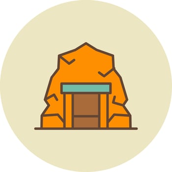 Tunnel Creative Icon Design vector