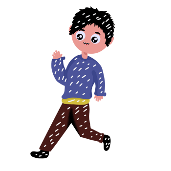 Character Cartoon Cute Boy Smile png