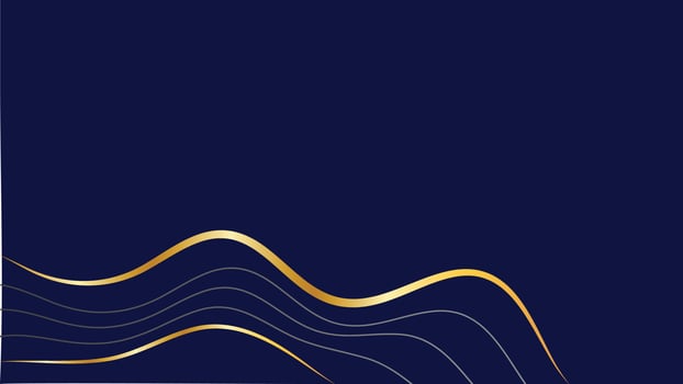 Modern abstract background with light golden line vector
