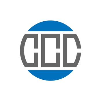 CCC letter logo design on white background. CCC creative initials circle logo concept. CCC letter design. vector
