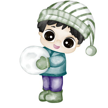boy character watercolor png