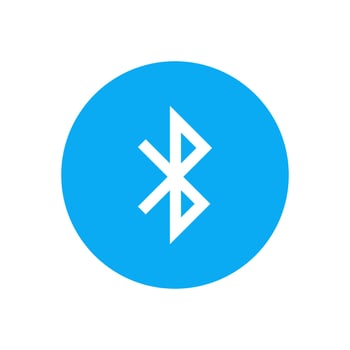 Bluetooth icon isolated on white background vector