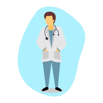 Doctor illustration vector design