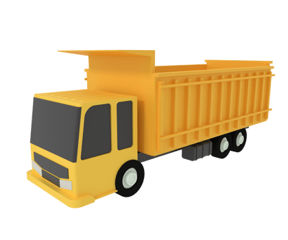 3d illustration of Haul Truck png