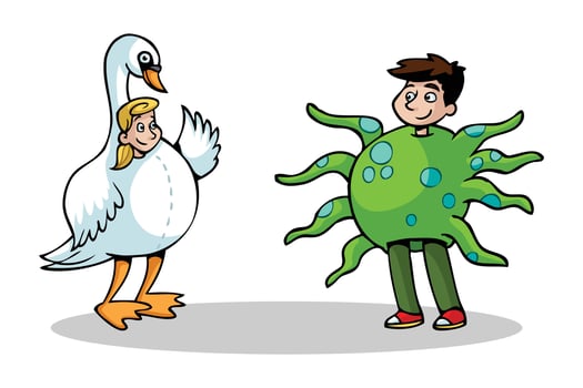 cartoon character man actor pro vector