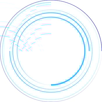 Tech Circle Decorative Vector Design Element