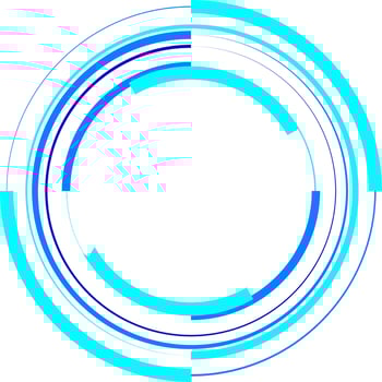 Tech Circle Decorative Vector Design Element
