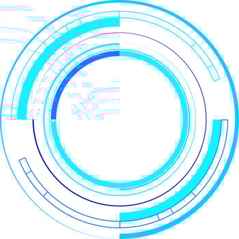 Tech Circle Decorative Vector Design Element