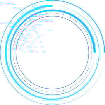 Tech Circle Decorative Vector Design Element