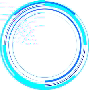 Tech Circle Decorative Vector Design Element