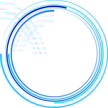 Tech Circle Decorative Vector Design Element
