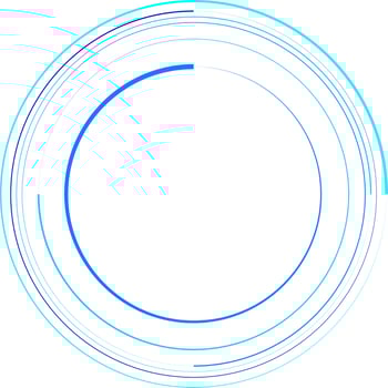 Tech Circle Decorative Vector Design Element