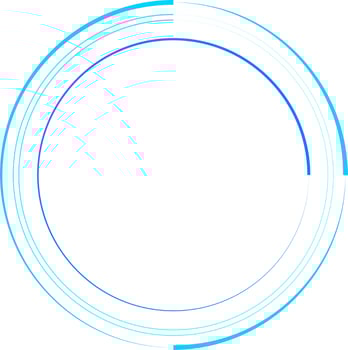 Tech Circle Decorative Vector Design Element