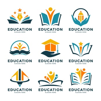 Education Logo Set vector