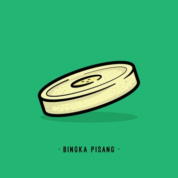 Simple hand drawn asian food vector