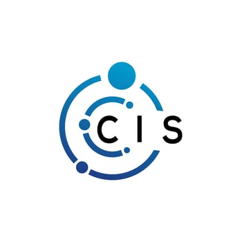 CIS letter logo design on  white background. CIS creative initials letter logo concept. CIS letter design. vector