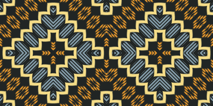 Batik Textile ikat stripe seamless pattern digital vector design for Print saree Kurti Borneo Fabric border brush symbols swatches designer