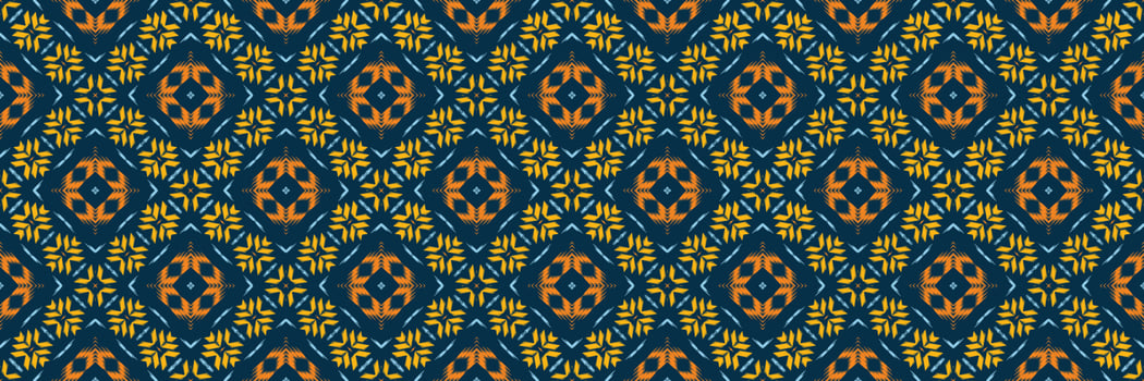 Batik Textile ikat frame seamless pattern digital vector design for Print saree Kurti Borneo Fabric border brush symbols swatches cotton