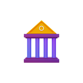 banking and finance 3d icon png