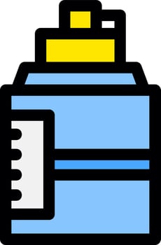 Water Bottle Vector Icon Design