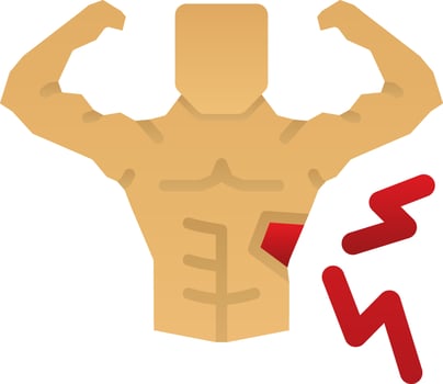Pain Vector Icon Design