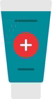 Ointment Tube Vector Icon Design