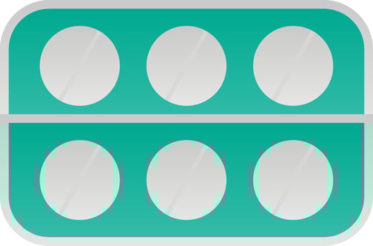 Tablet Package Vector Icon Design