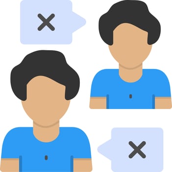 People Disagree Vector Icon Design