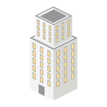 isometric multi-storey building 3d universal scenary collection set png