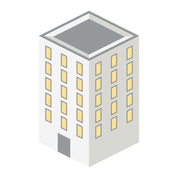 isometric multi-storey building 3d universal scenery collection set png