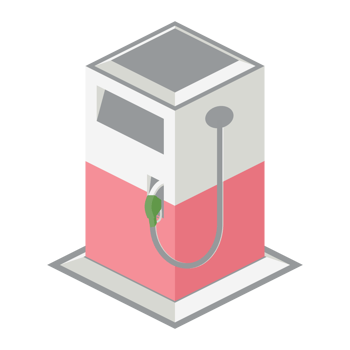 isometric gasoline refueling pump 3d universal scenery collection set png