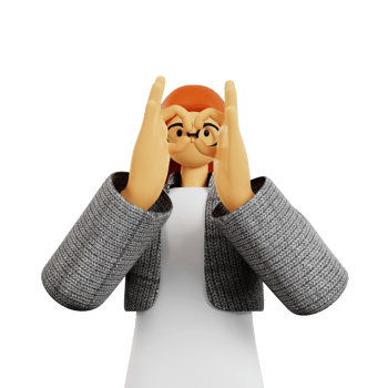 Holding a telescope pose png