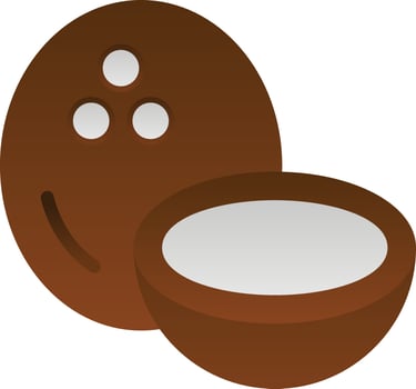 Coconut Vector Icon Design