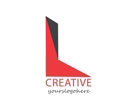 Illustration L letter icon. L Letter Logo Template vector icon design. Initial L logo.