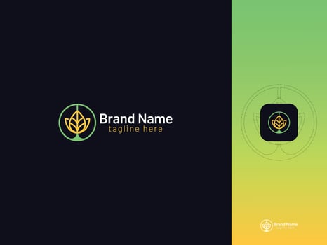 Food company logo design - Agro food company vector
