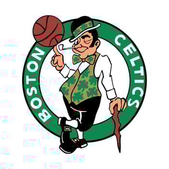 Boston Celtics logo on transparent background vector