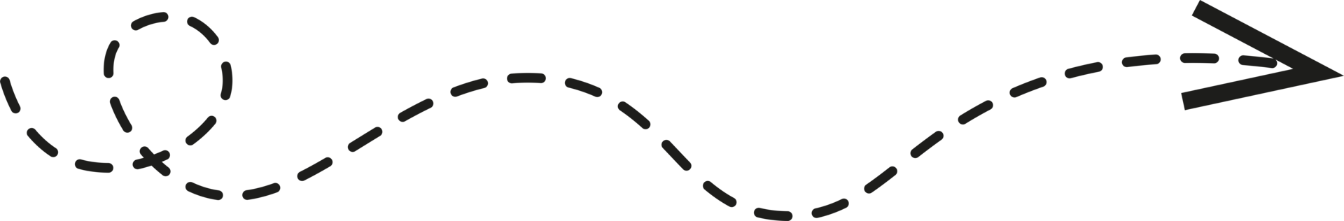 Dashed Line Arrow png