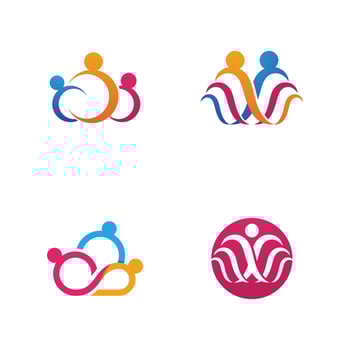 Community, network and social icon vector