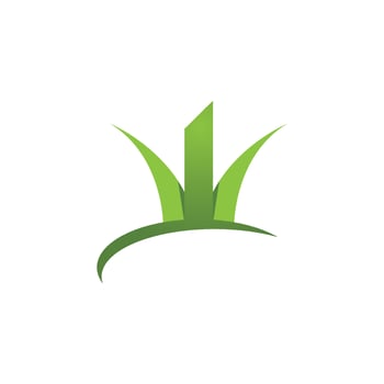 Logos of green Tree leaf ecology vector