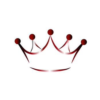 Crowned with gradient color png