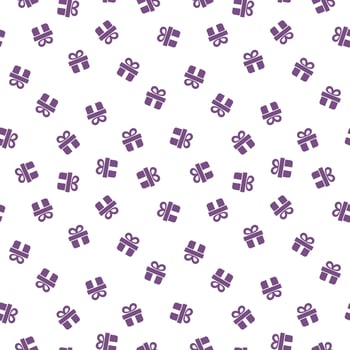 Giftbox Seamless Christmas Festive Holiday Pattern vector