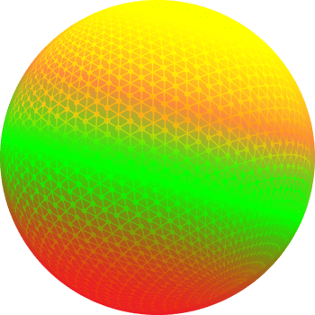 Ball circle tech fantasy 3d color for decorative web backgrounds png