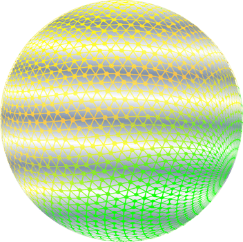 Ball circle tech fantasy 3d color for decorative web backgrounds png
