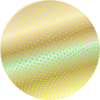 Ball circle tech fantasy 3d color for decorative web backgrounds png